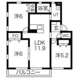 サニーコートの物件間取画像